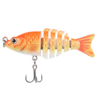 Multi Jointed Swimbait 6cm 4.7g 6 Segment Lifelike Artificial  Hard D4Z7