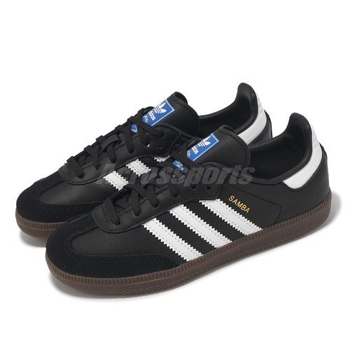 кроссовки adidas Originals Samba OG C Core Black Cloud White Gum для детей дошкольного возраста IE3678