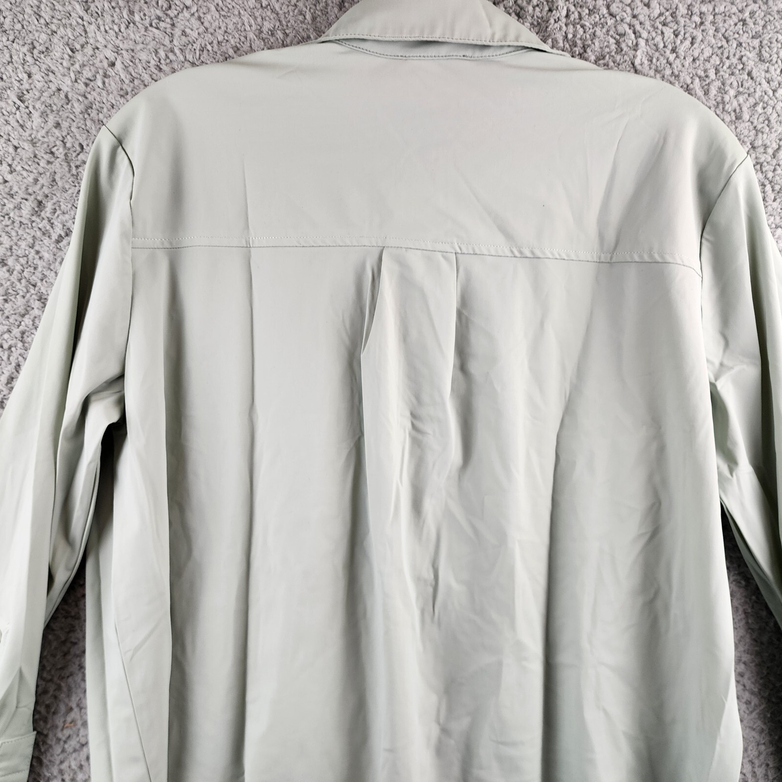 Citizens of Humanity Kayla Shrunken Collared Shirt Women's XS Nova Pocket Button - Picture 15 of 15