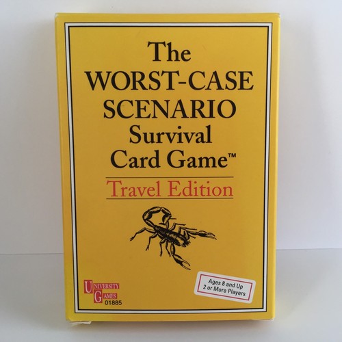 WORST CASE SCENARIO Survival Card Trivia Game TRAVEL EDITION Complete With Box