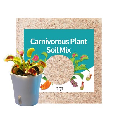 2 Qts Carnivorous Plant Soil Mix, Great Potting Soil for Venus Fly Trap Live Pla