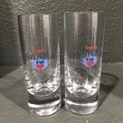 Tequila Corazon de Agave - Tall Shot Glass - Great Condition