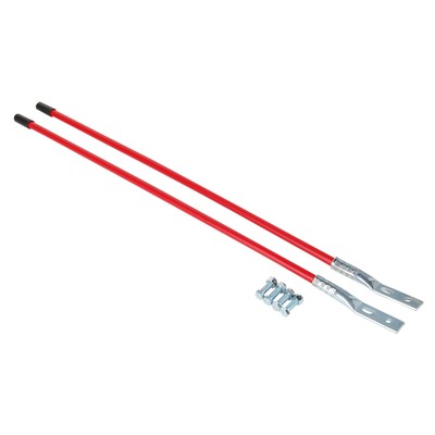 2 Pairs Snow Plow Replacement Western Red Snow Plow Blade Guides 26"