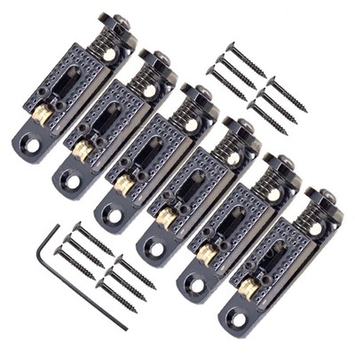 Alloy+Copper Single Roller Bridge For 3-8 String Guitar Cigar Box Banjo