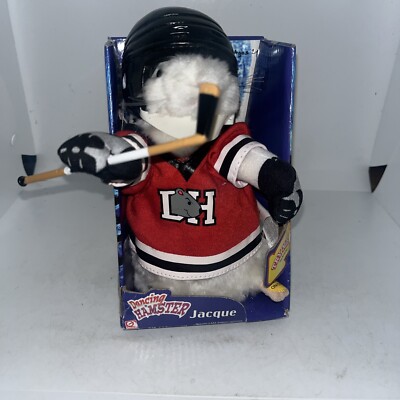 2002 Gemmy Dancing Hamster Jacque '' ICE ICE BABY'' NEEDS NEW BATTERIES - HOCKEY