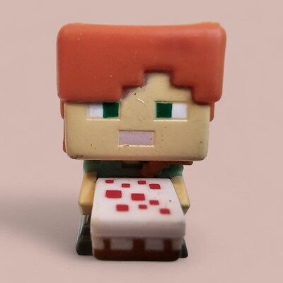 Mojang Minecraft Obsidian Series 4 Alex With Cake Mini Figure Miniatures 1''