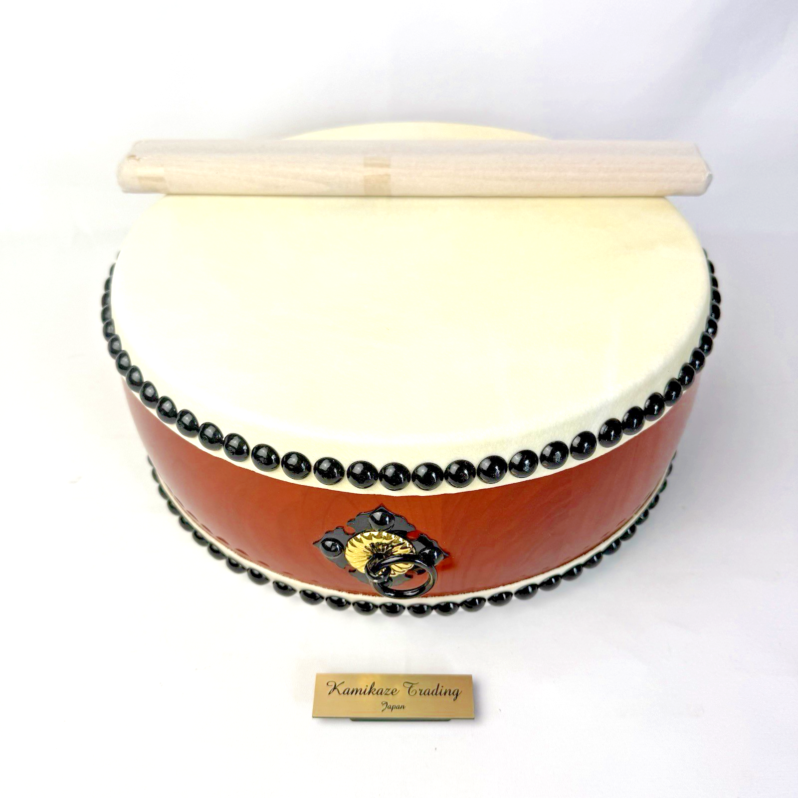 魚鼓　大（64cm） Suwa kougei Wadaiko Taiko Japanese drum Small Drum pedestal