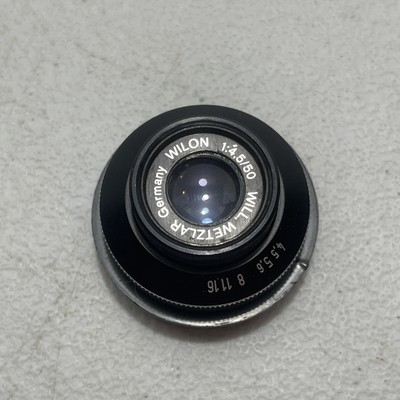 Will Wetzlar Wilon 50mm f4.5 Enlarger lens 39mm Leica Screw Mt 