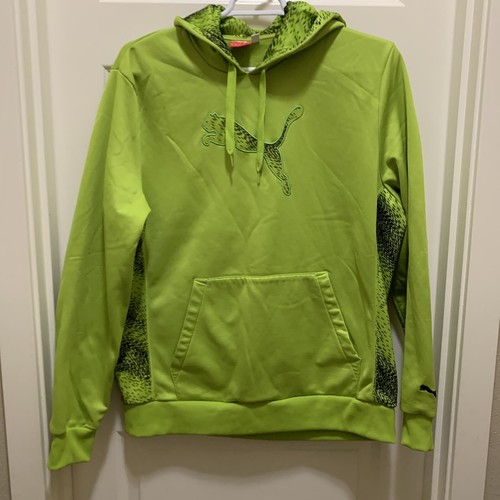 lime green puma hoodie