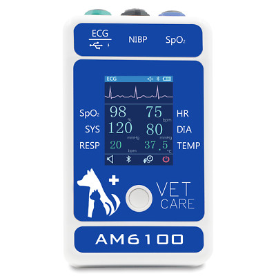 Veterinary monitors Berry AM6100 Basics 6-parameter pet monitor SPO2 PR BP ECG..