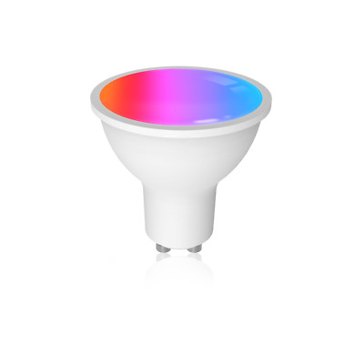 MOES Smart Matter WiFi GU10 LED Light Bulbs CW&RGB Dimmable 5W Voice APP Control