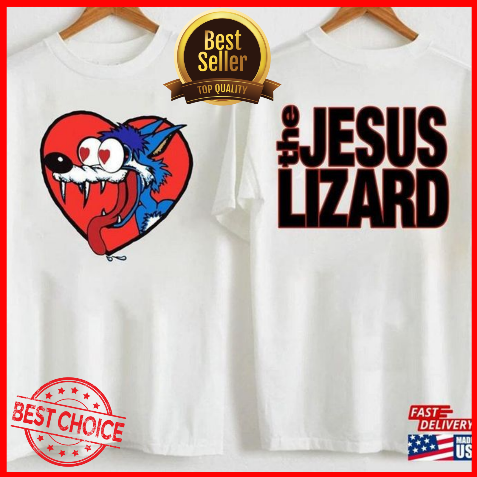 Vintage 1994 Jesus Lizard Fall Winter Tour T-Shirt, The Jesus Lizard Shirt Vintage 1994 Jesus Lizard Fall Winter Tour T-Shirt, The Jesus Lizard Shirt