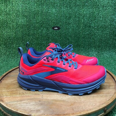 Brooks Womens Cascadia 16 Pink Cobalt Trail Running Shoes Size 8.5 B 1203631B647