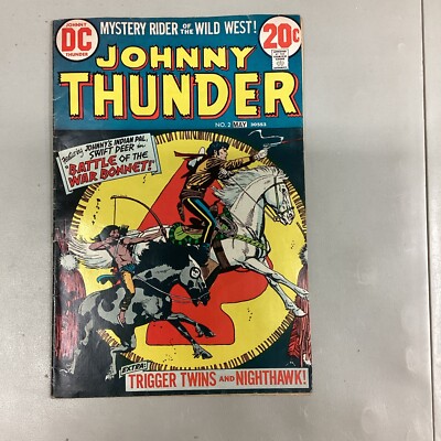 JOHNNY THUNDER #2 DC Comics 1973 Western COMPLETE NO CUT OUTS