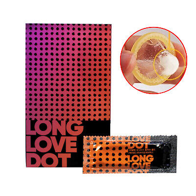 12p Unidus CLIMAX CONTROL LONG LOVE DOT Prolong Sex Lubricant Dotted Thin condom