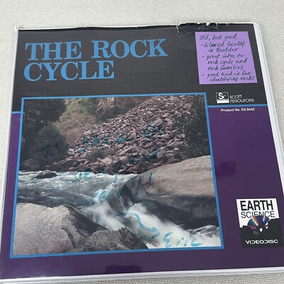 The Rock Cycle, a Teacher's Guide Earth Science Laser Disc Laserdisc