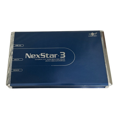 Vantec NexStar 3 NST-360SU-BL 3.5-Inch SATA to USB 2.0 and eSATA External Hard D