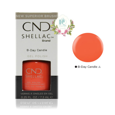 CND Shellac UV Gel Polish 0.25 oz NIB B-Day Candle