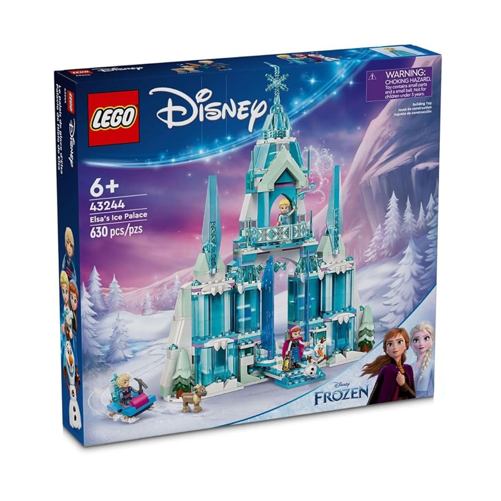 Набор для строительства ледяного дворца LEGO Disney Frozen Elsas 43244 НОВЫЙ В НАЛИЧИИ