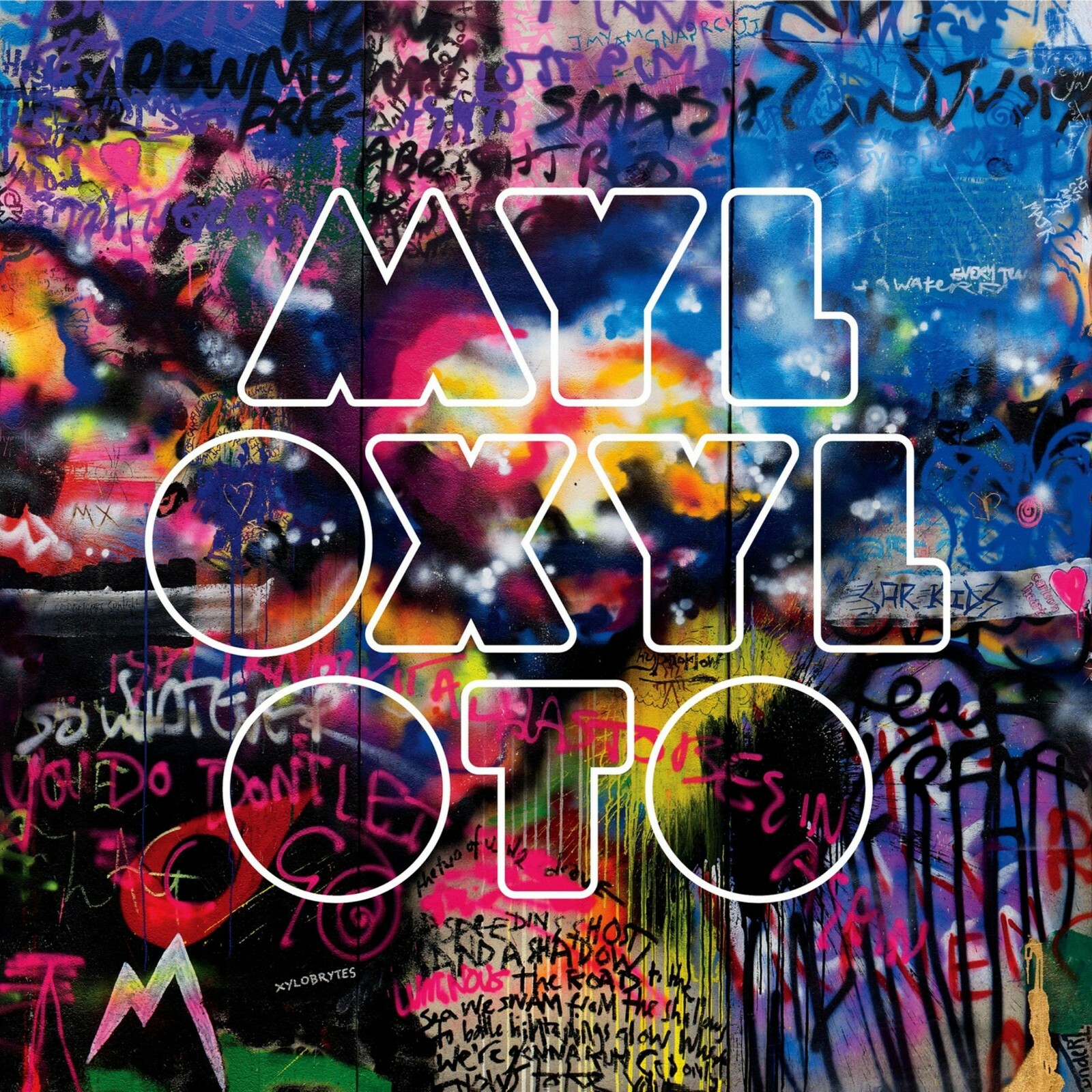 COLDPLAY Mylo Xyloto BANNER 3x3 Ft Fabric Poster Tapestry