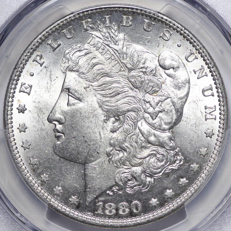 1880-O Morgan Silver Dollar PCGS AU58 Popular Date! ZJLM | eBay