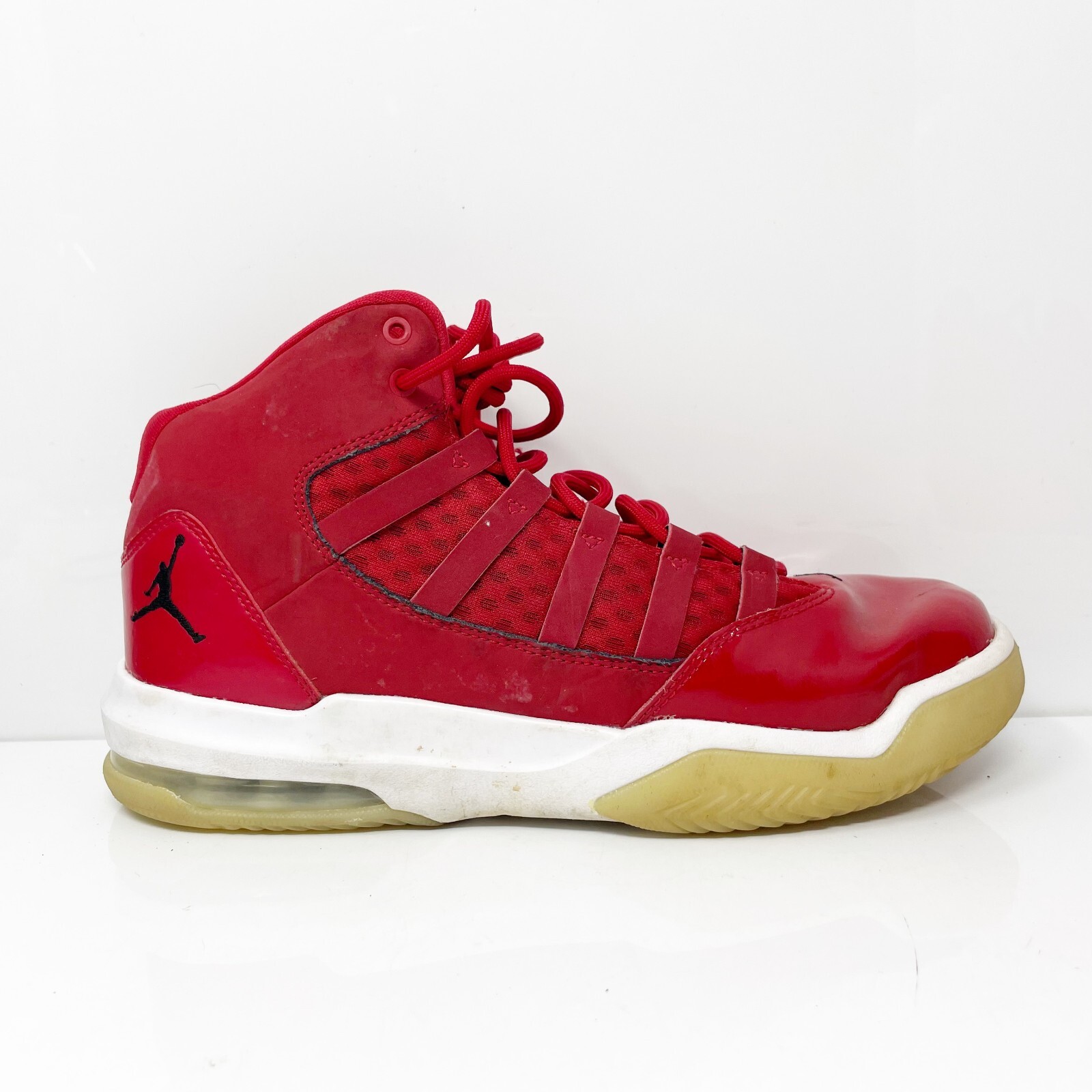【Nike】 Jordan Max Aura 7 Gym Red Jordan Max Aura 7 White Gym Red Black (PS) - HQ2090-106 - US