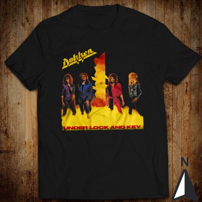 Dokken Under Lock And Key Don Dokken George Lynch Mick Brown Jeff Pilson T-Shirt