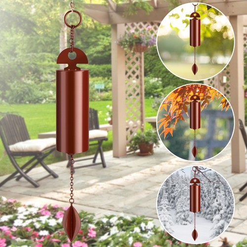 Large Deep Resonance Serenity Bell Heroic Windchime Home Outdoor Yard Decoration