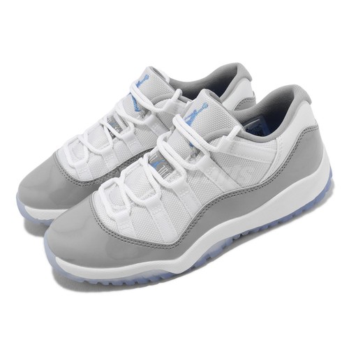 

Nike Jordan 11 Retro Low PS Cement Grey Kids Preschool AJ11 Casual 505835-140, Белый, Jordan 11 Retro Low Ps
