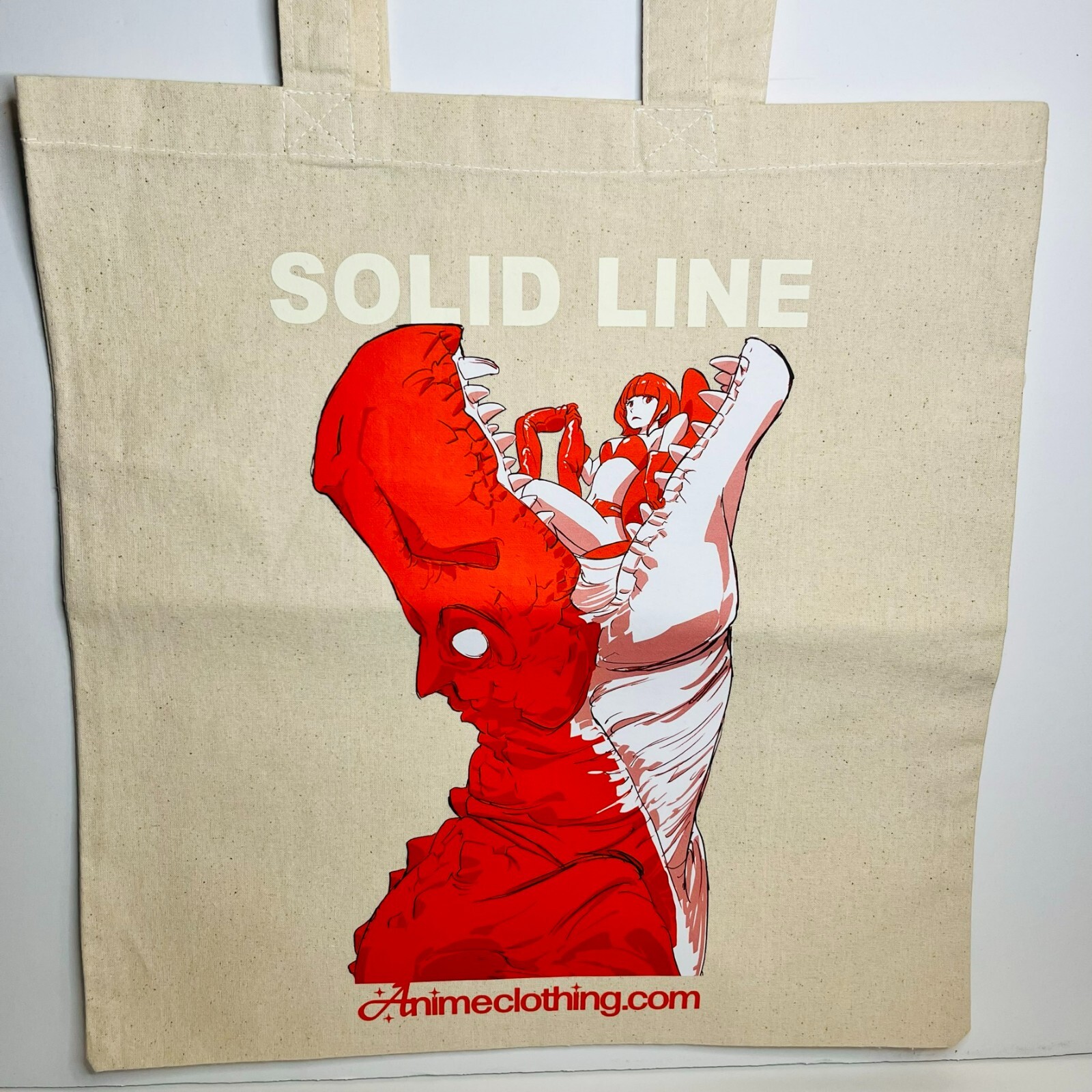 Solid Line Sushio Studio Trigger Canvas Tote Bag Anime Expo