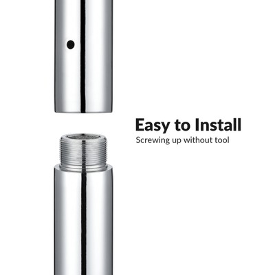 10 FT Spinning Static Dancing Pole Kit with Extensions Fitness Dance Exercise