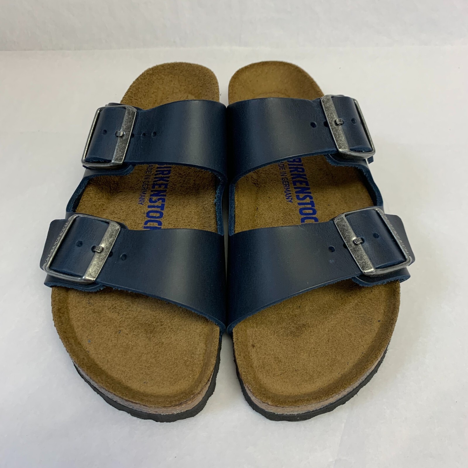 新品未使用 39(25cm) BIRKENSTOCK Arizona BS Arizona | Soft Footbed | Oiled Leather | Blue – Birkenstock