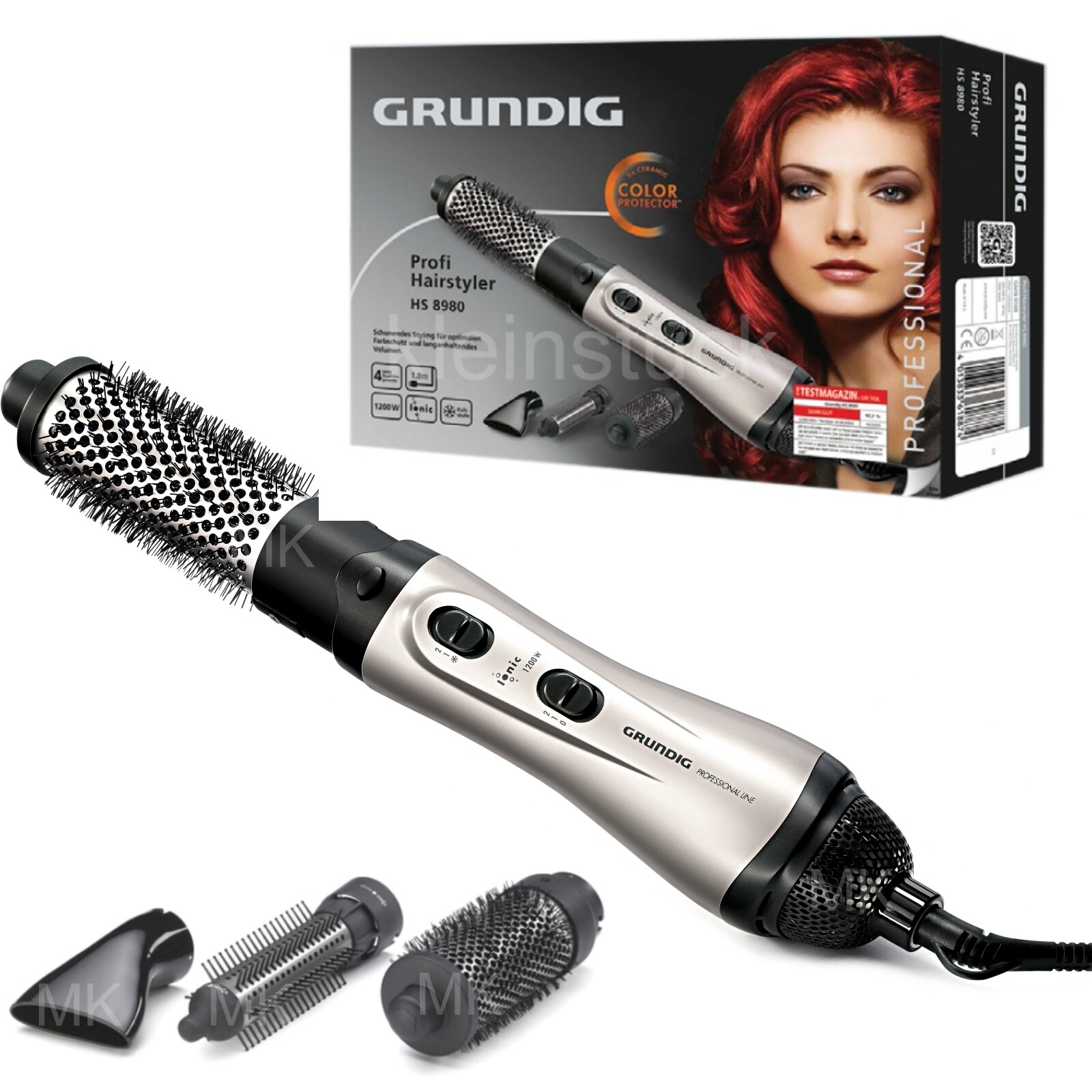 Grundig HS 8980 Warmluftbürste Karton nicht