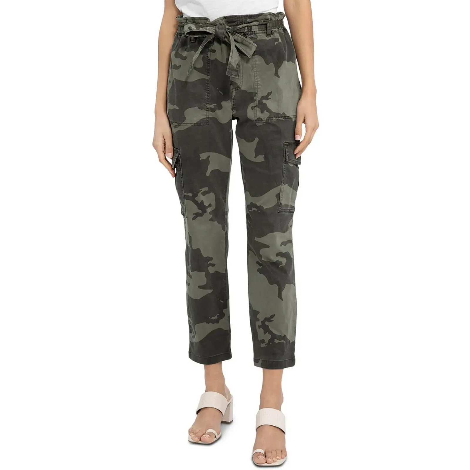 パンツ VACANT Archive : 25SS / PIKO CAPRI PANTS (CAMO) Sanctuary The Traveler Paper Bag Pant Hiker Camo Waist Pull