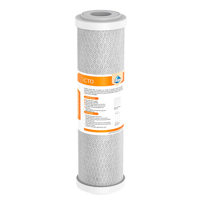2-Stage Reverse Osmosis 10''x2.5'' Sediment Carbon Block Water Filter Whole House