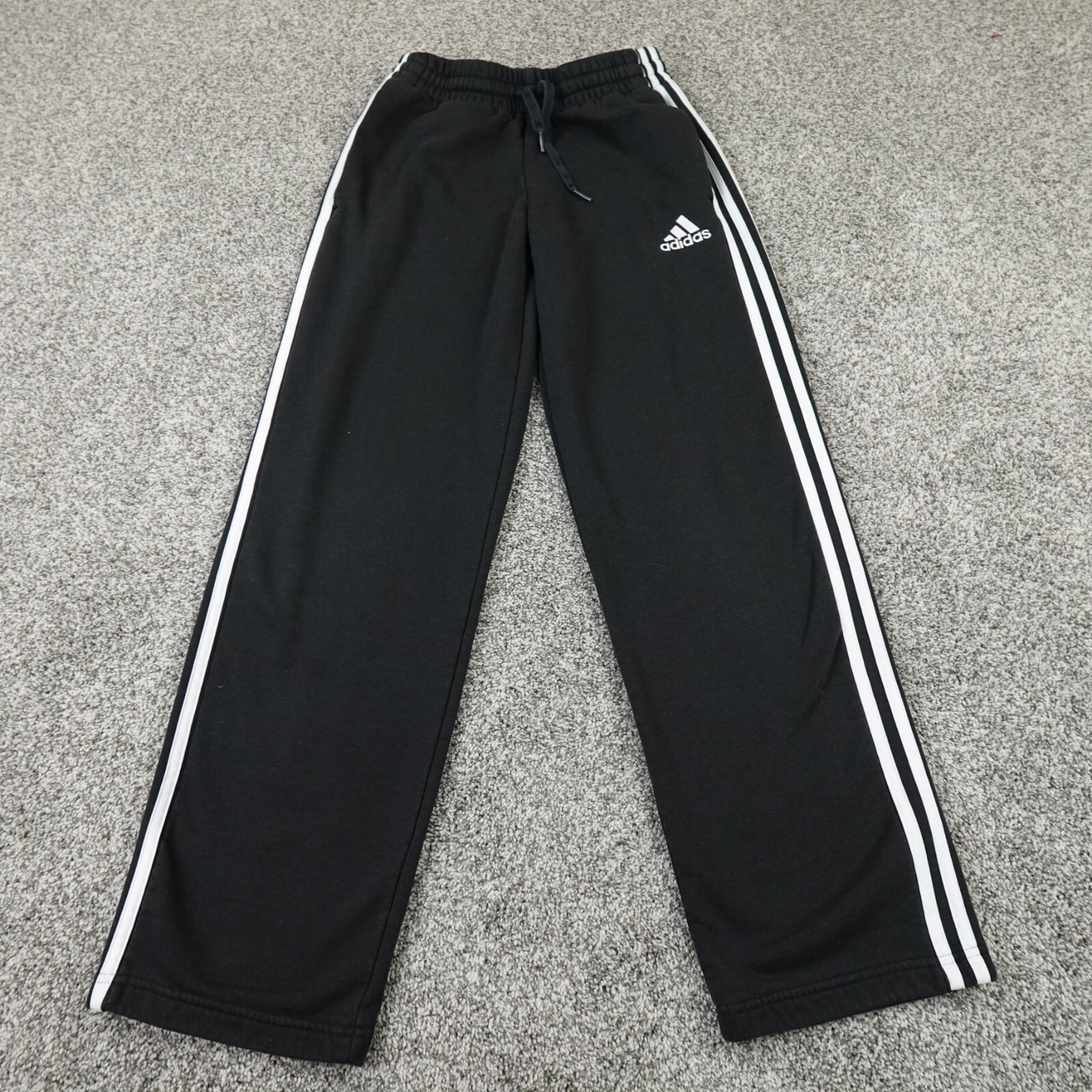 Adidas Pants Mens S Black Track Warm Up Drawstring Jogger Sweatpants Sweats  Gym | eBay