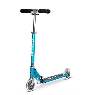 Micro Kickboard | Sprite LED | 2 Wheeled | Fold-to-Carry | Lightweight Swiss-