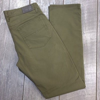Robert Graham Pants Mens 31x32 Olive Green Cotton Tencel Stretch 5-Pocket Chino