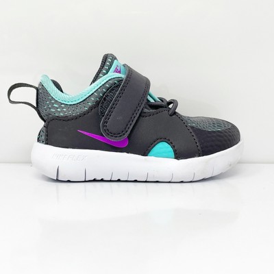 

Nike Girls Flex Contact 3 AR4155-005 Черные кроссовки для бега, размер 5C, Черный, Flex Contact 3