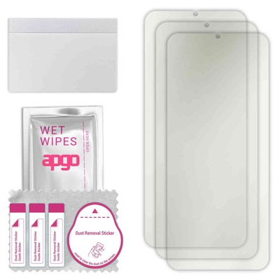 3x apgo MATTE hydrogel screen protector for Tecno Spark 7 P anti-fingerprint