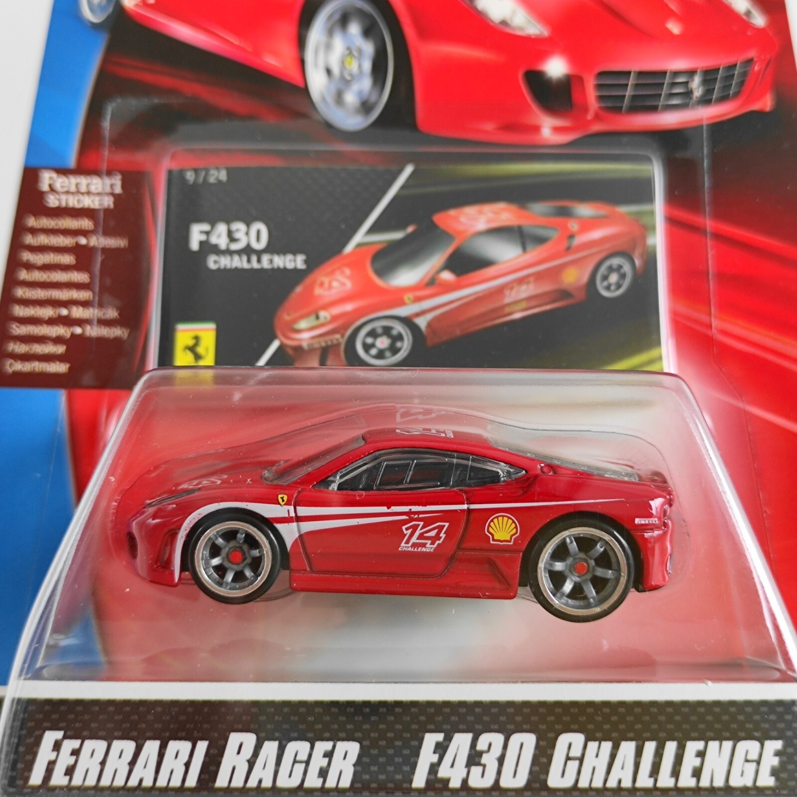 HOT WHEELS 2008 FERRARI RACER #9 F430 CHALLENGE RED #14 | eBay