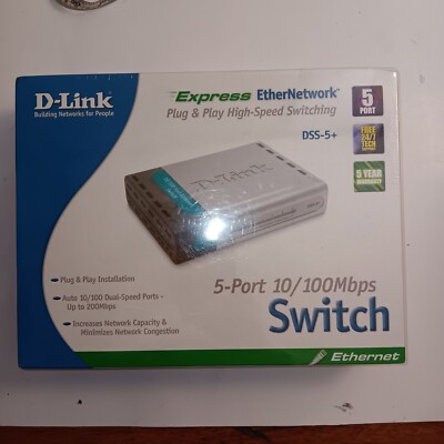  D-Link  DSS 5+   5 Port External Switch NiB