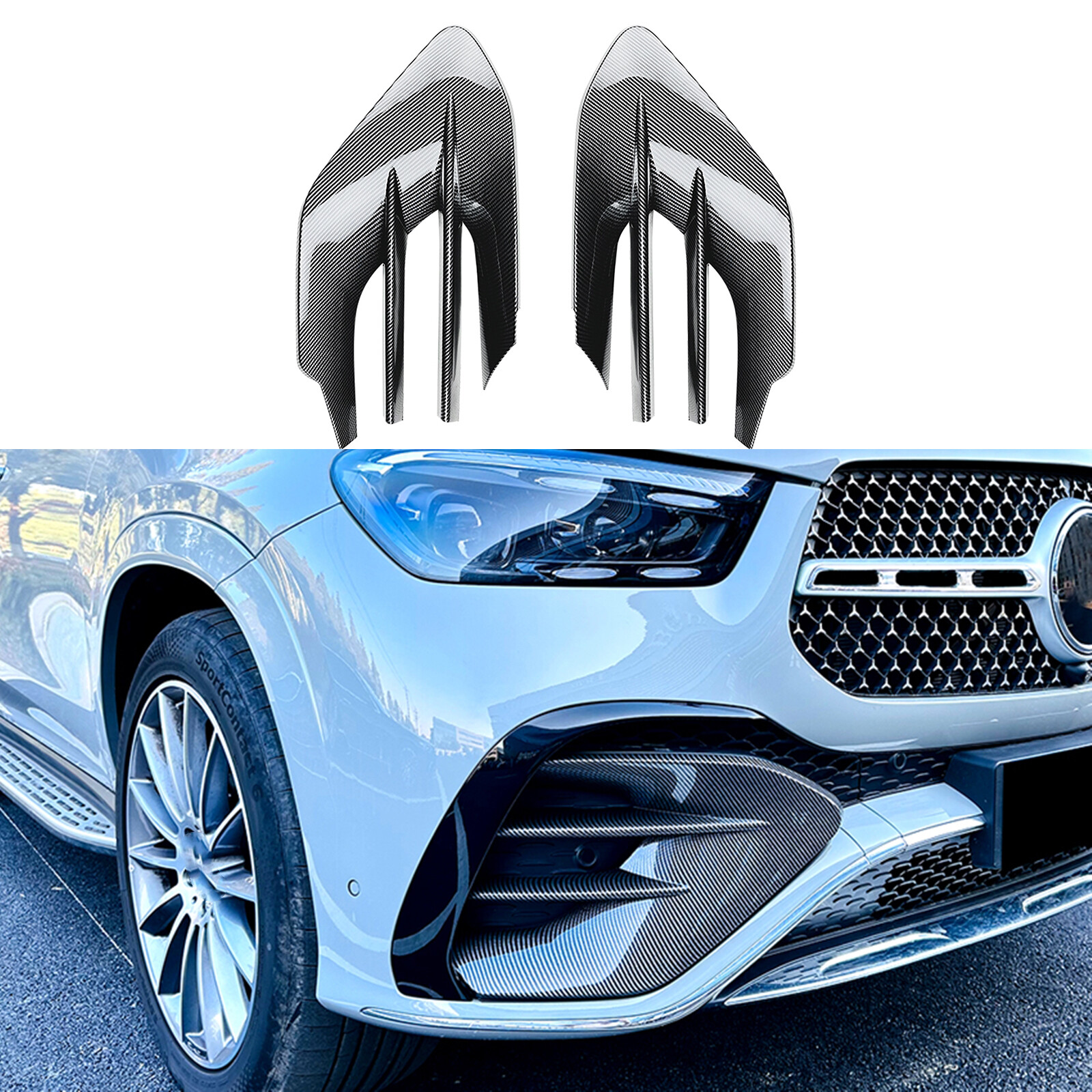RVS Achterbumperprotector Passend Voor Mercedes GLE II W167 Facelift 2023 Ribs