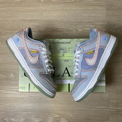 Nike Dunk Low x Union Passport Pack Argon Blue 2022 DJ9649-400 Size 6