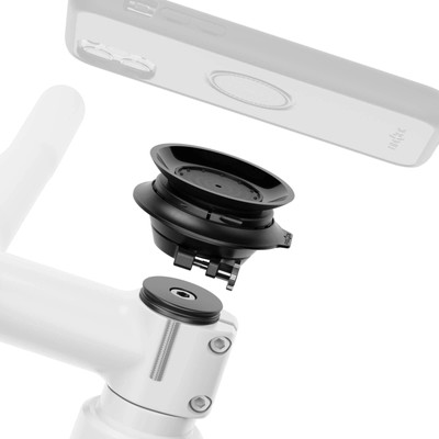 FidBike Lock Vacuum Base Headset Phone Mount Black Cycling Bike Ride