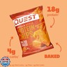 Quest Nutrition Nacho Cheese Tortilla Style Protein Chips, 18g Protein, 4g Net Carb, Low Carb, Gluten Free, 1.1 oz (Pack of 4)
