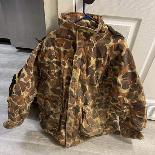ジャケット・アウター OLD CIVILIAN DUCK-HUNTER CAMO JACKET Vintage 1970s Duck Hunter Camo Quilted Hunting Jacket Men's