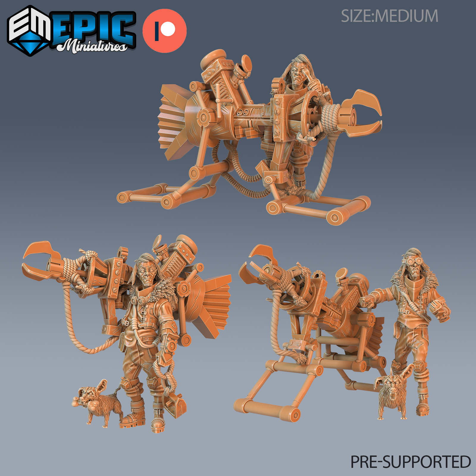 Epic Miniatures Steam Inventions Artificer Flynn - 28mm scale -Sci-Fi Wargaming