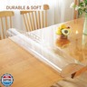 Warmstar Clear Table Protector 2mm Thick, 16 x 30 Inch Clear Table Cover Protector, Plastic Table Cover, Clear Desk Mat Desk Pad, Desk Protector Mat for Coffee Table, Writing Desk, Dining Room
