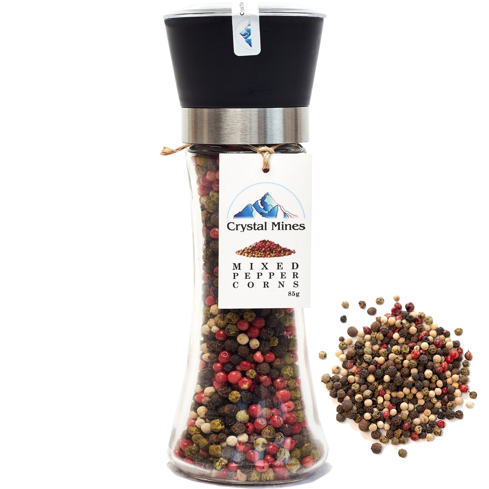 Mix Peppercorns Spices Ceramic Grinder Refillable Spices Adjustable Grinder 85g eBay